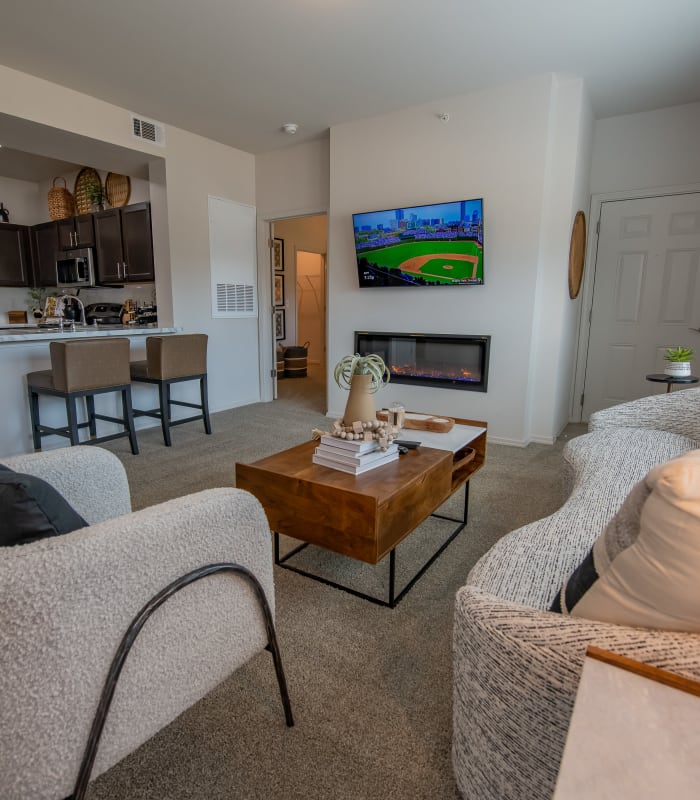 Living room at Adirondack in Independence, Missouri