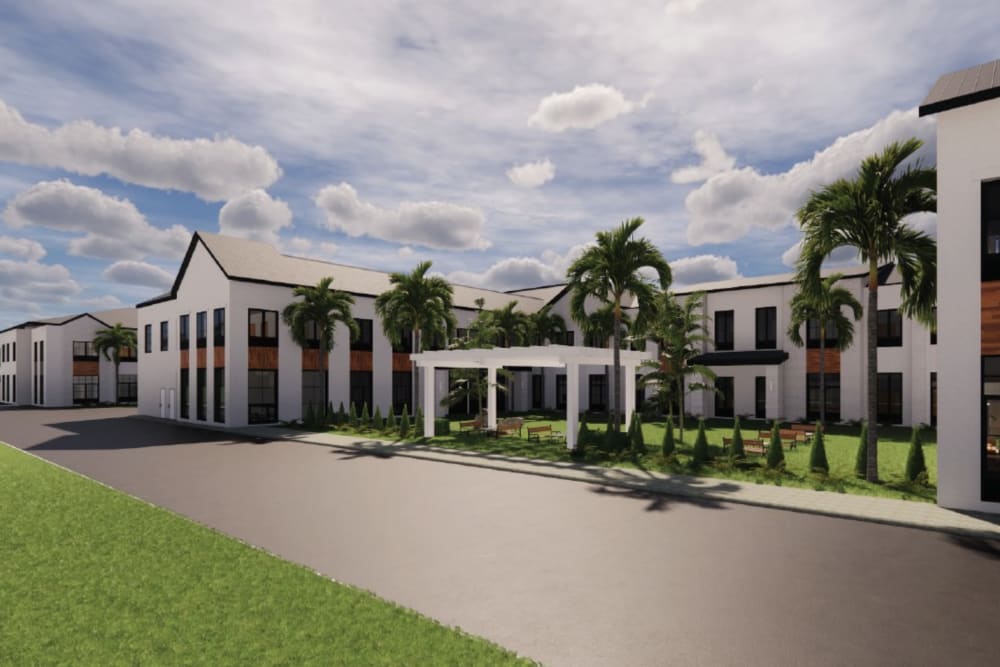 Exterior rendering at Anthology of Boynton Beach in Boynton Beach, Florida