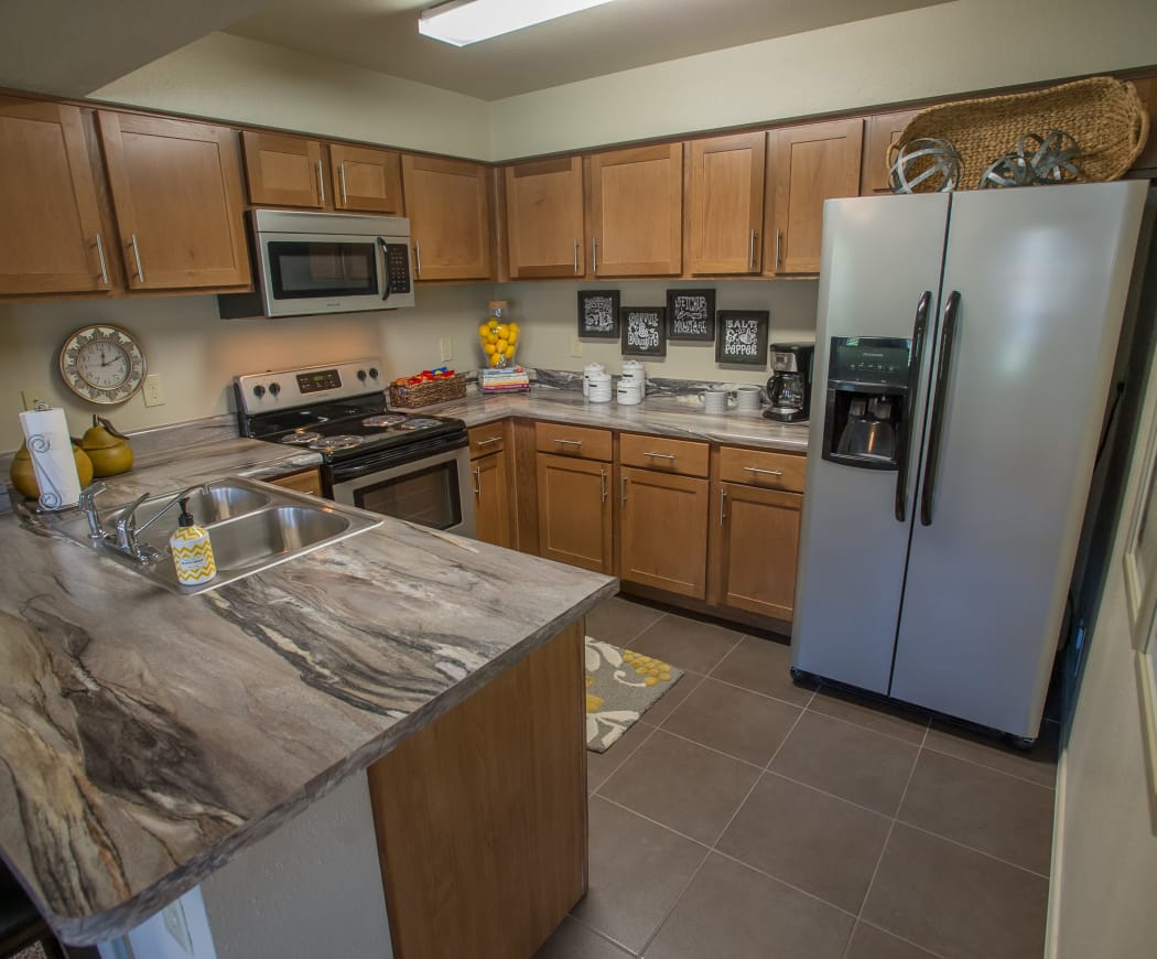 Kitchen at The Reserve at Elm in Jenks, Oklahoma