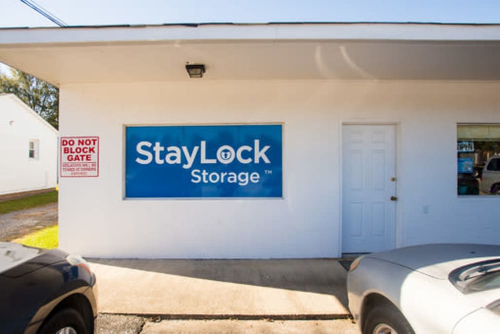 Office entrance to StayLock Storage in Hartsville, South Carolina