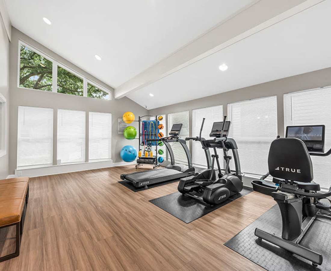A view of the fitness center at Shannon Park in Goose Creek, South Carolina