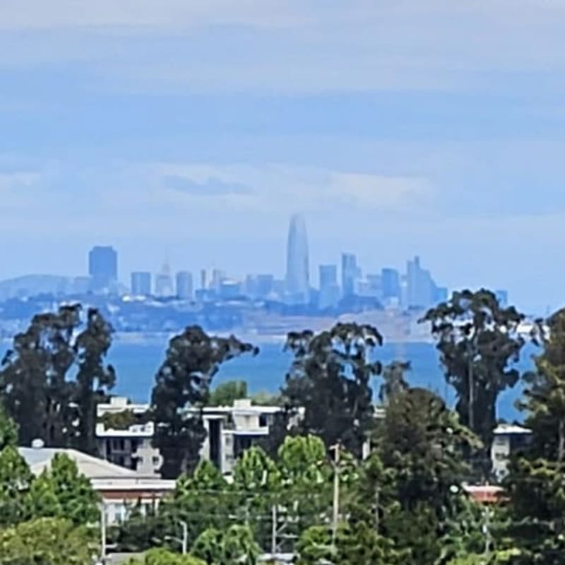 Beautiful views of San Mateo, California from Two50 Downtown