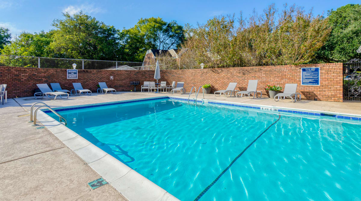 Swimming pool at The Gatsby at Midtown Apartment Living in Montgomery, Alabama