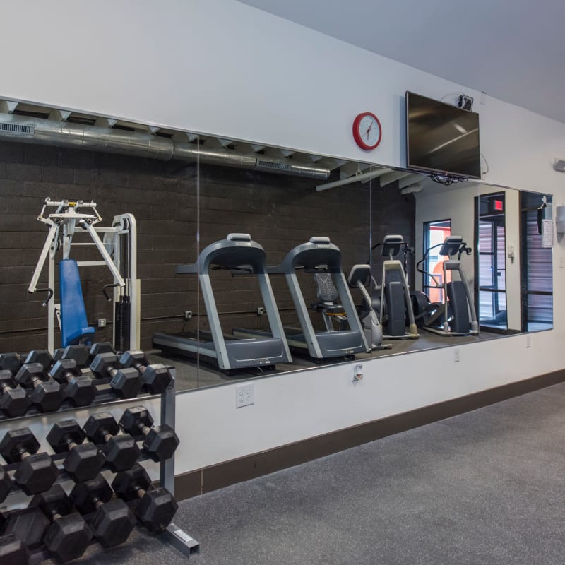 Fitness center at Scott's Edge, Richmond, Virginia