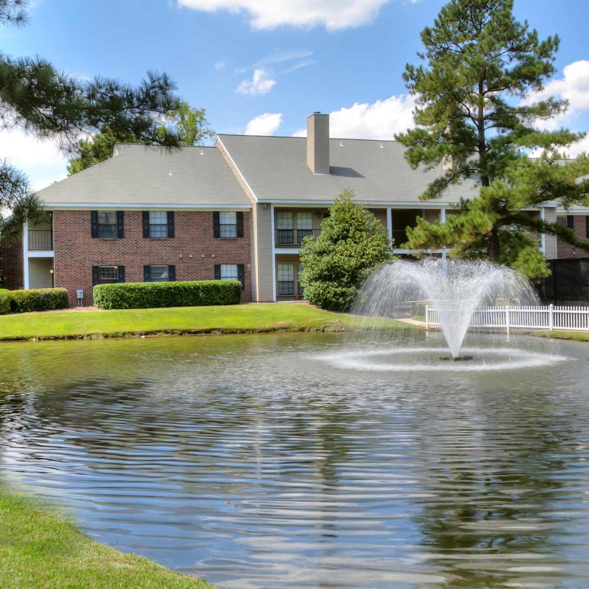 Fountain at Marks Church Commons in Augusta, Georgia