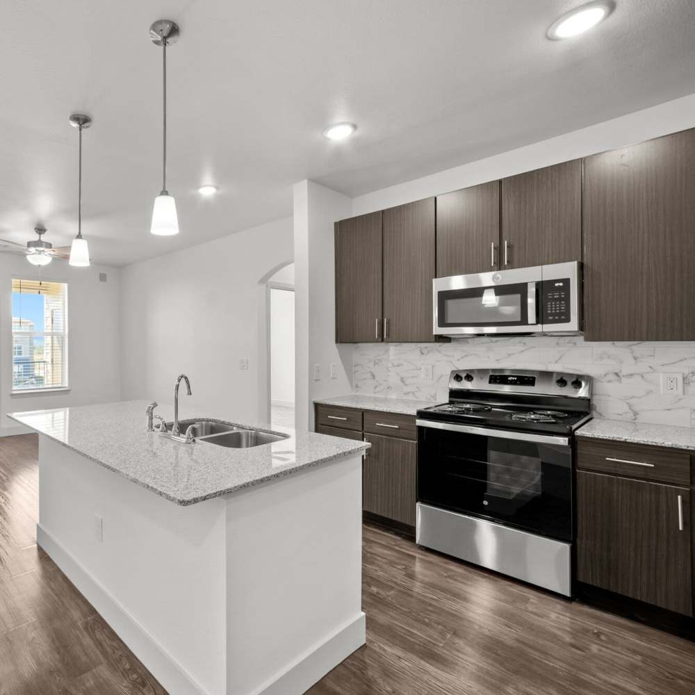 Kitchen with water sink at Brook Hollow in Wichita Falls, Texas