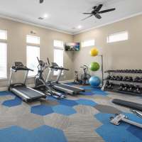 Fitness centre at Cedar Springs in Corsicana, Texas