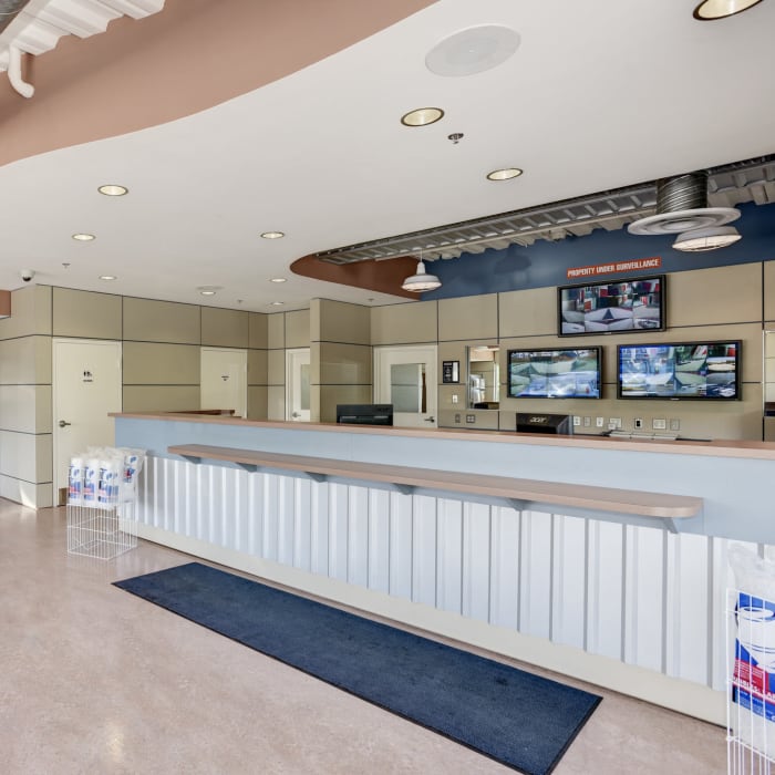 Lobby area of YourSpace Storage @ Joppatowne in Joppa, Maryland