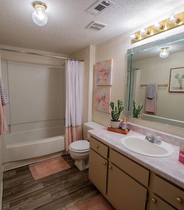 Bathroom at Summerfield Place Apartments in Oklahoma City, Oklahoma