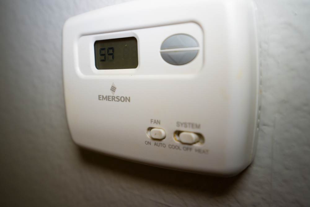 A temperature control device at Ryan's Crossing in Marshall, Texas