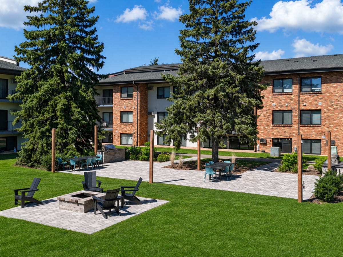 Grilling Stations at Equinox Apartments in Saint Anthony, Minnesota