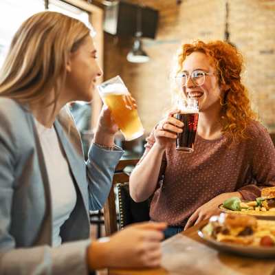 Couple out for drinks near La Serena at Hansen Park in Kennewick, Washington