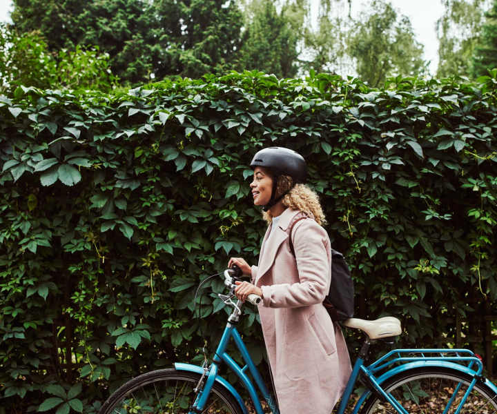 Resident cycling near San Jose in Winter Park, Florida