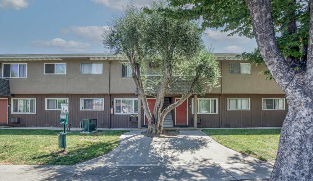 Entrance into an apartment  at Lexington in San Jose, California