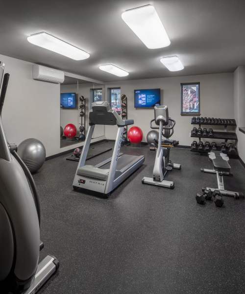 Fitness center at Vicinato in Madison, Wisconsin