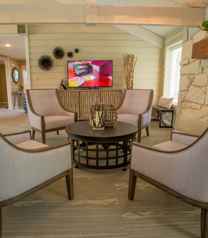 Armchair seating at Country Hollow in Tulsa, Oklahoma