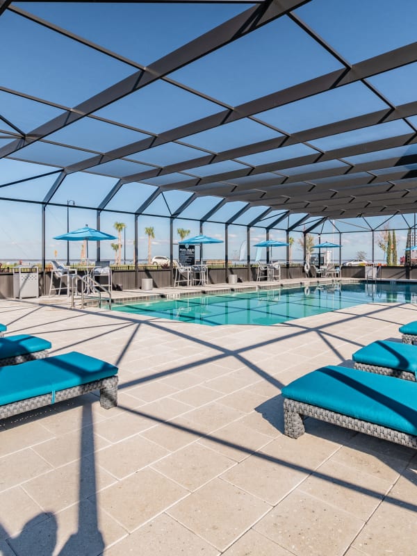 Resort-Style Swimming Pool at Vue on Lake Monroe in Sanford, Florida