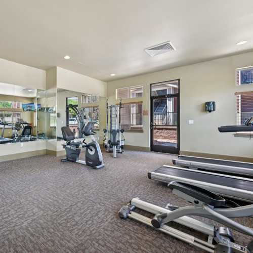 Fitness center at Copper Creek in Colorado Springs, Colorado