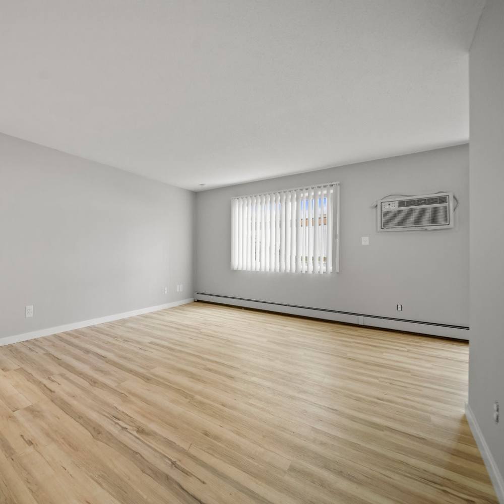 Well-lit living room at Morada in Crystal, Minnesota