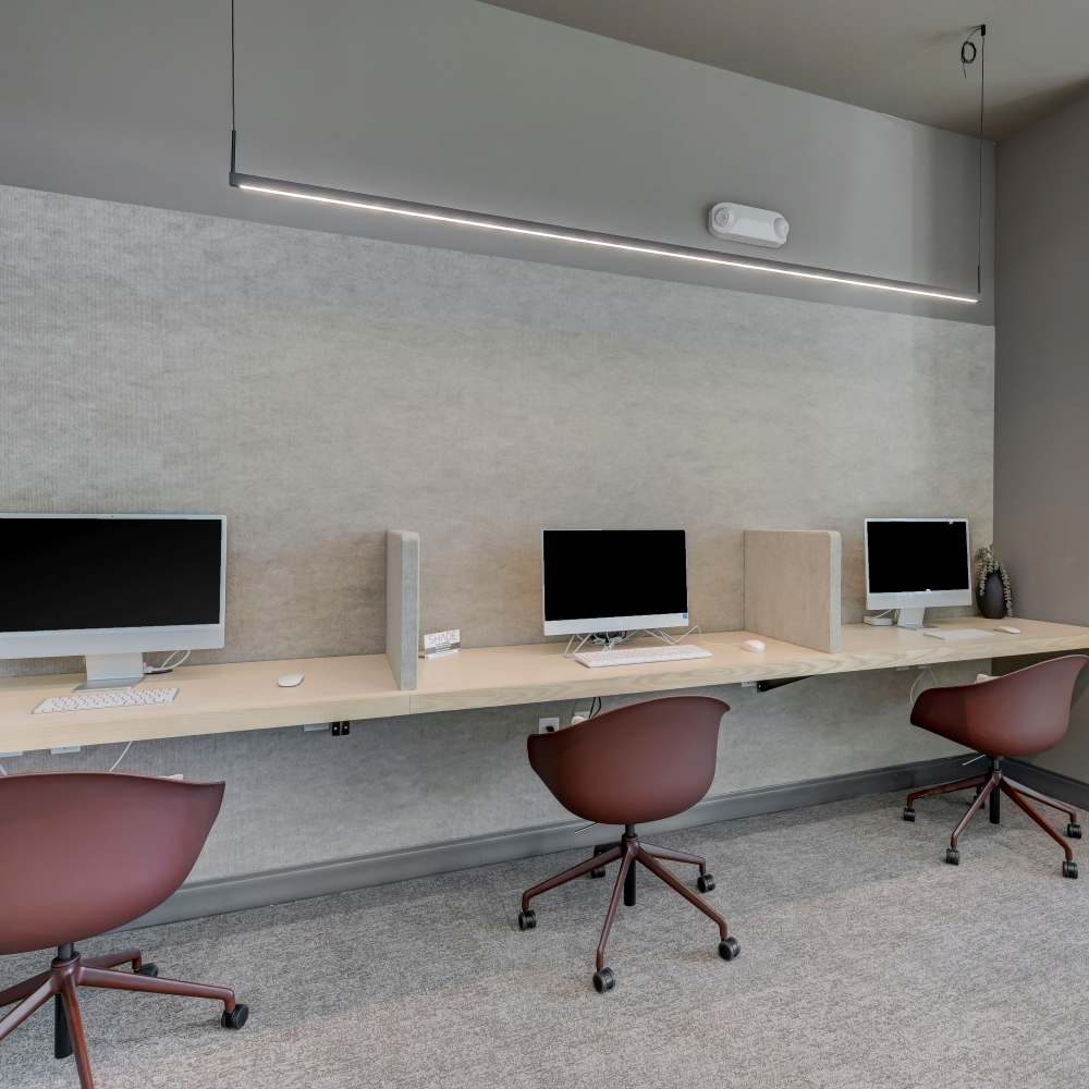 Clubhouse workspace for community at Night Fall in Las Vegas. NV