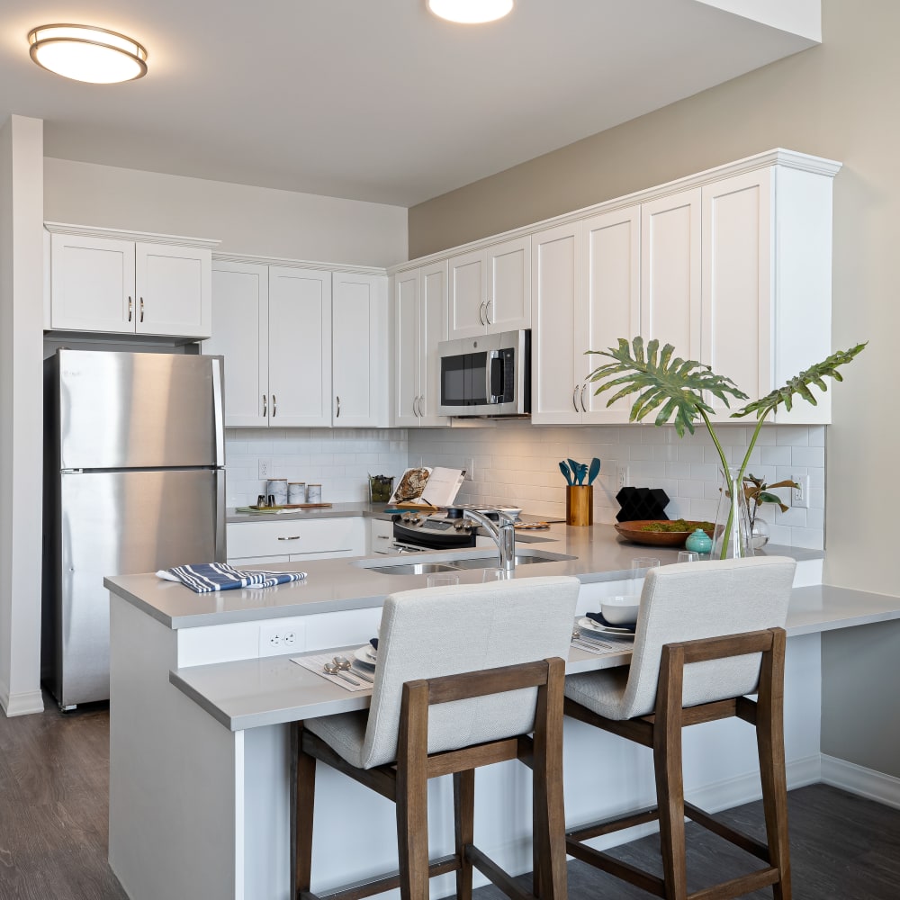 Open floorplan at Anthology of Mayfield Heights in Mayfield Heights, Ohio