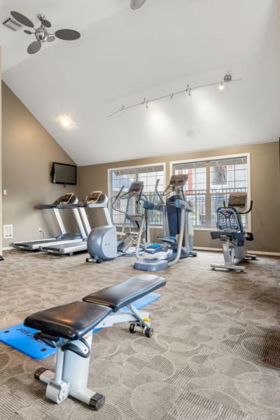 Resident fitness center at Indigo Springs, Kent, Washington