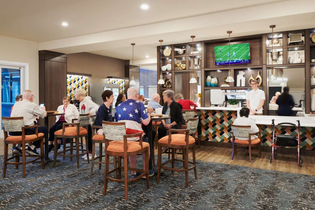 Bar at Watermere at the Preserve in North Richland Hills, Texas