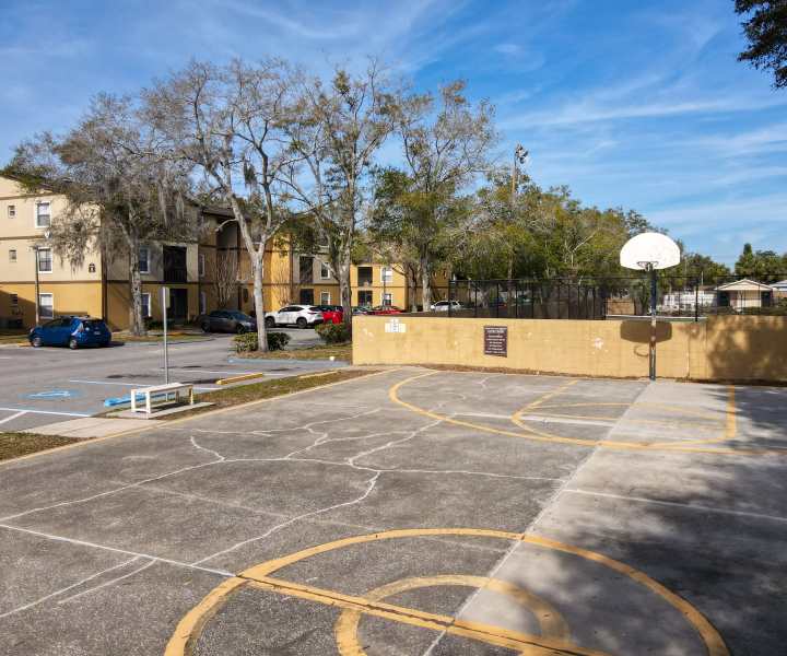 Basketball court at Huntington Reserve in Sanford, Florida