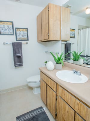 Bathroom at The Greens of Bedford in Tulsa, Oklahoma