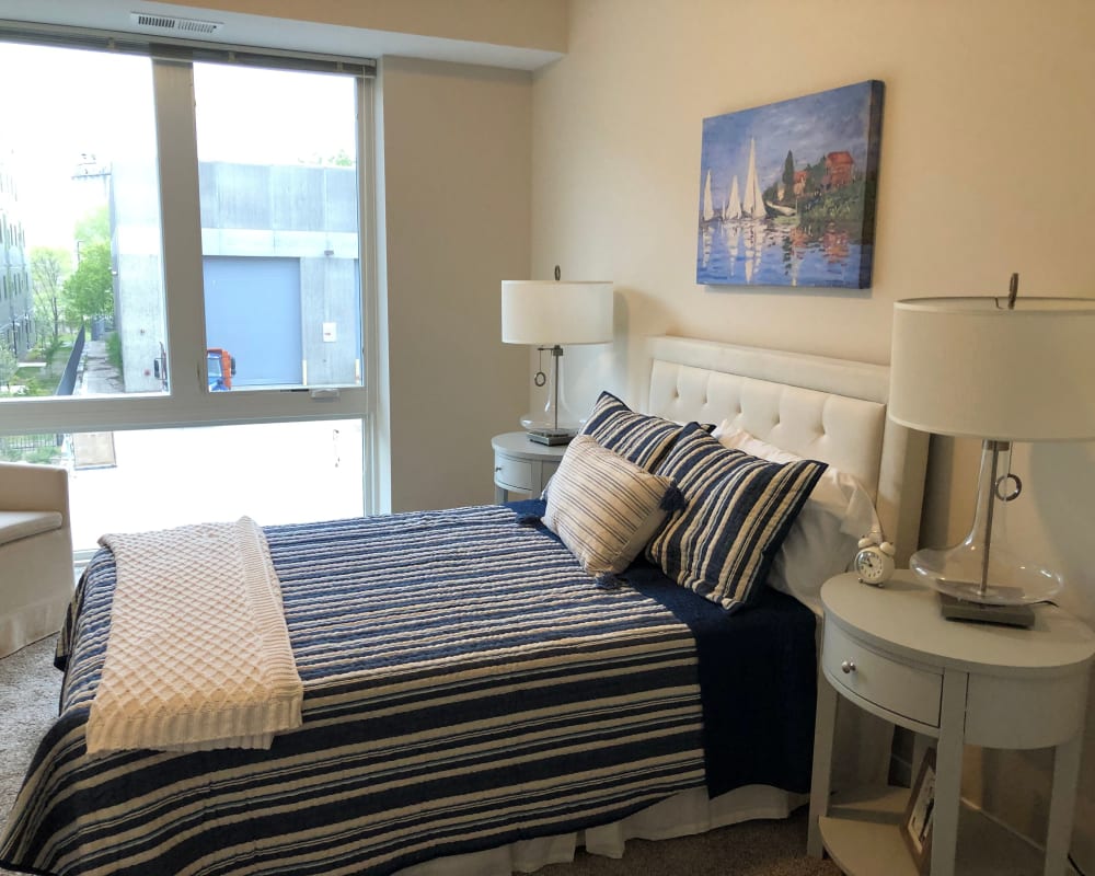 Bedroom at The Pillars of Prospect Park in Minneapolis, Minnesota