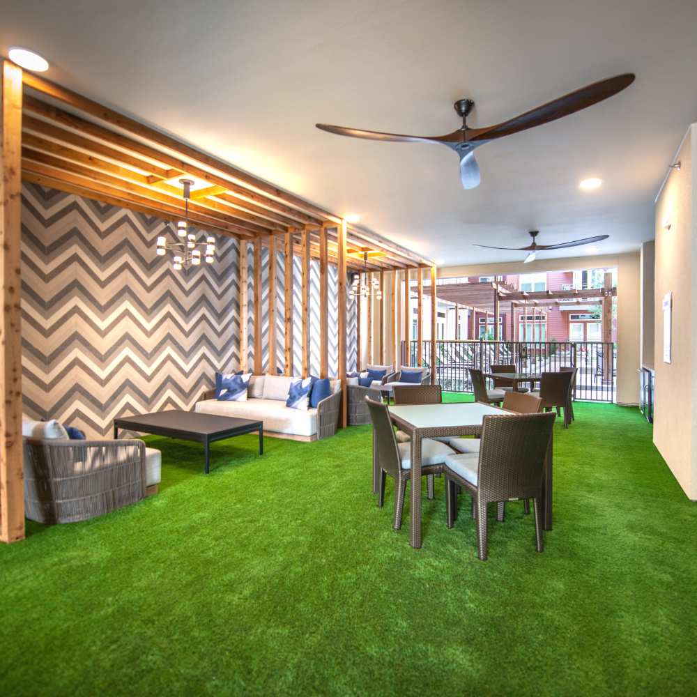 Game room at Cornell Midtown in Dallas, Texas