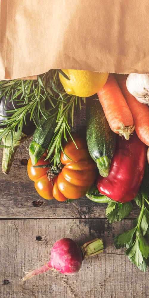 Rendering vegetables at Glen Lakes Rental Homes in Weeki Wachee, Florida