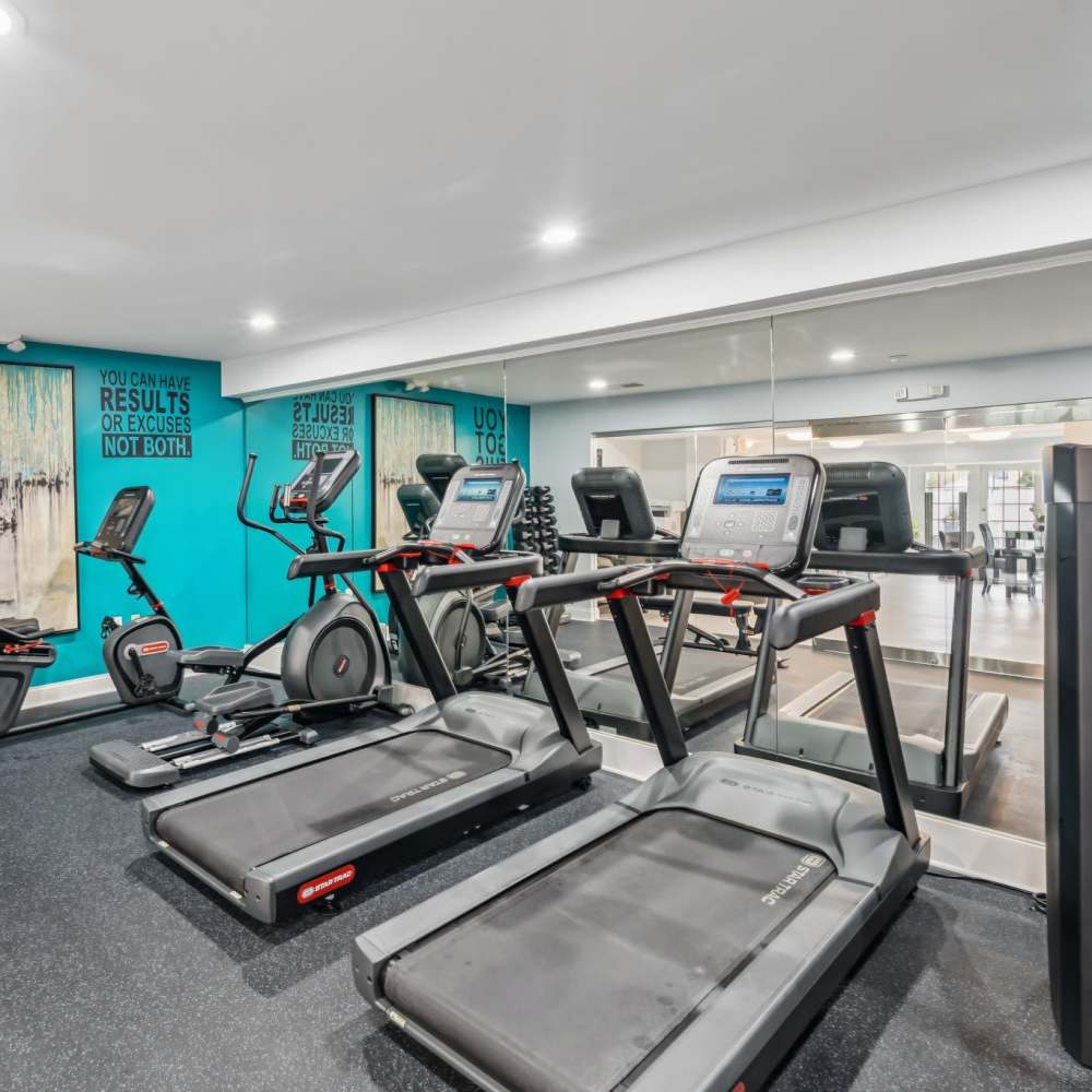 Fitness centre at Georgia West in Silver Spring, Maryland