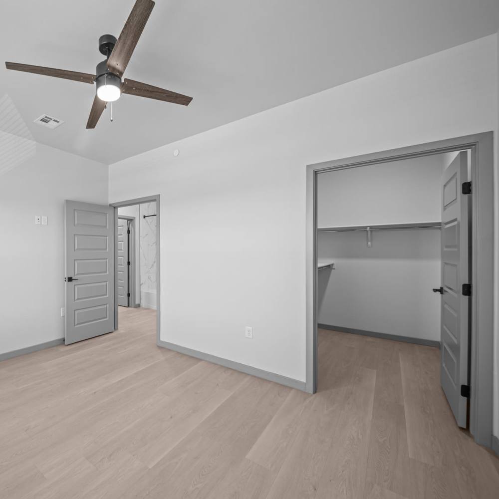 Bedroom with closets at Retreat at Eastlake in El Paso, Texas