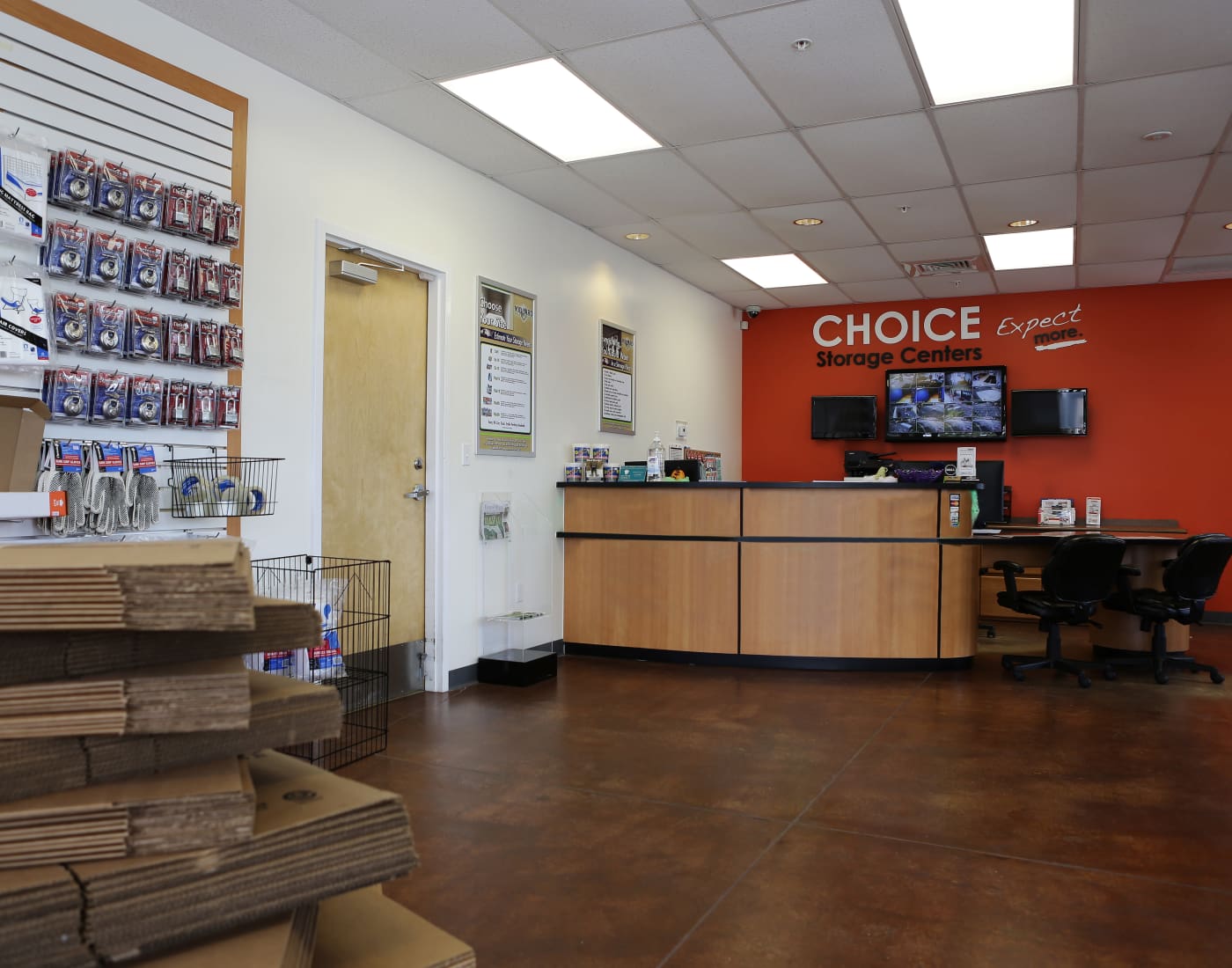 Leasing office at Midgard Self Storage in Key West, Florida