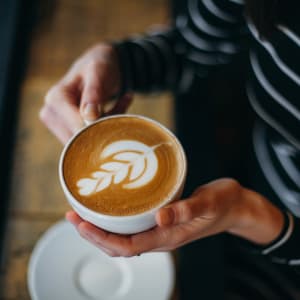 Residents having cofee at Sycamore Canyons Apartments apartment homes in Riverside, California