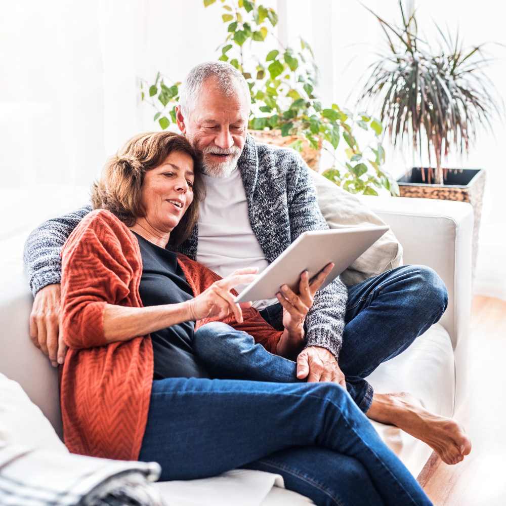 Family in their home at Camino Al Oro in Los Angeles, California