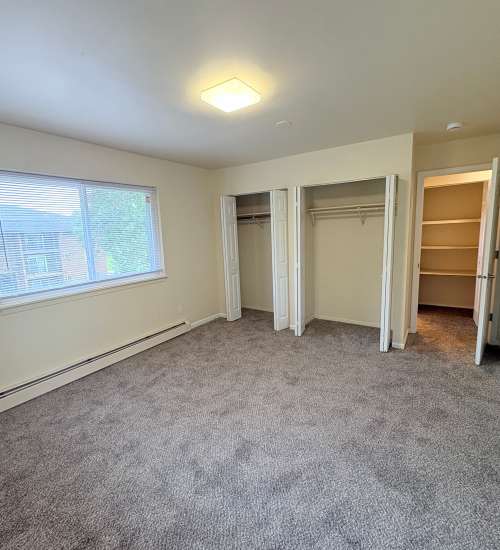 Bedroom at Edgewood Group Apartments in Merrillville, Indiana