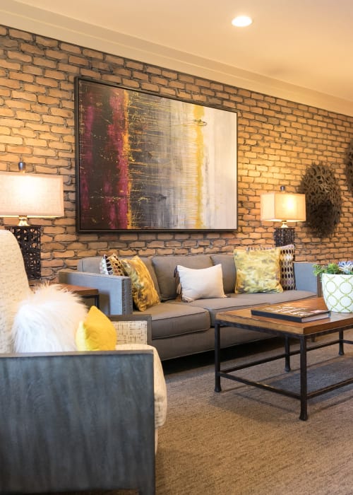 Community area at Regency Johns Creek Walk in Johns Creek, Georgia
