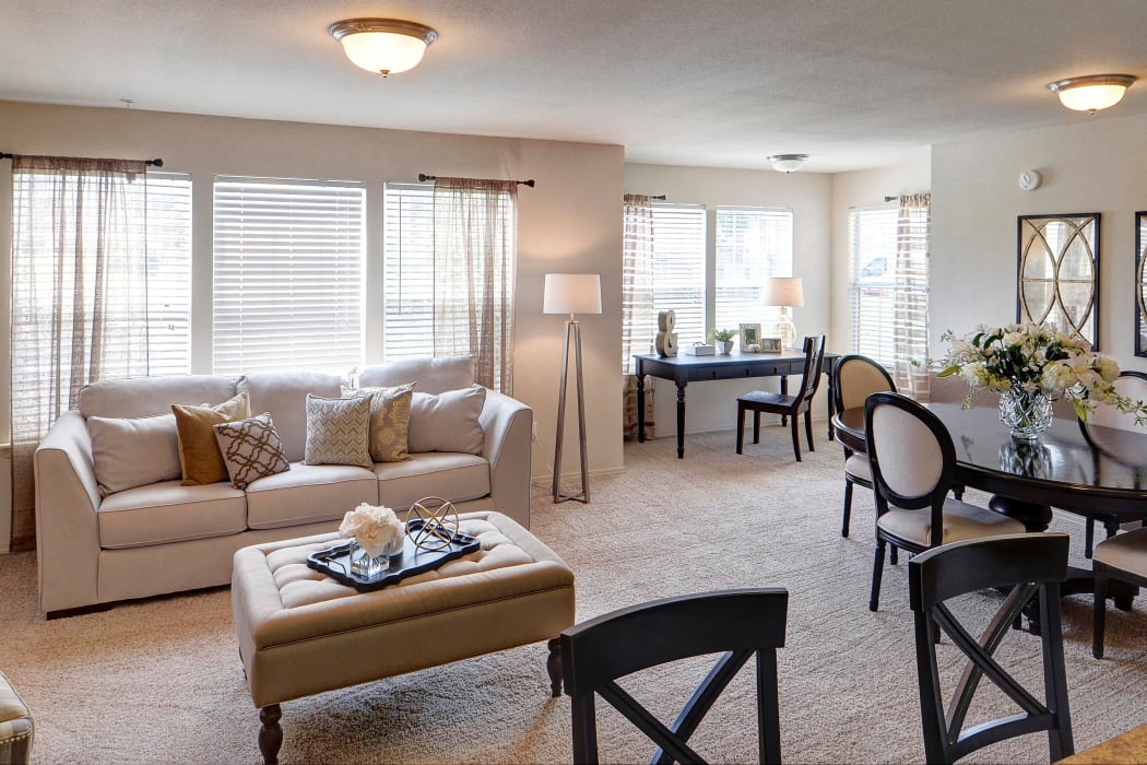 Luxury model apartment at Colonies at Hillside in Amarillo, Texas