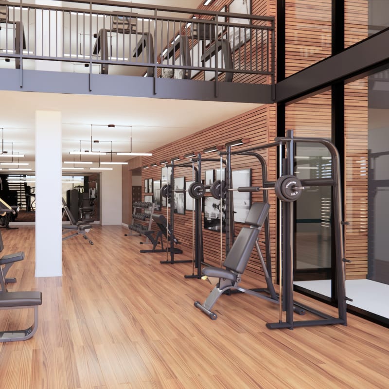 Gym at The Pacific and Malibu in Tucson, Arizona