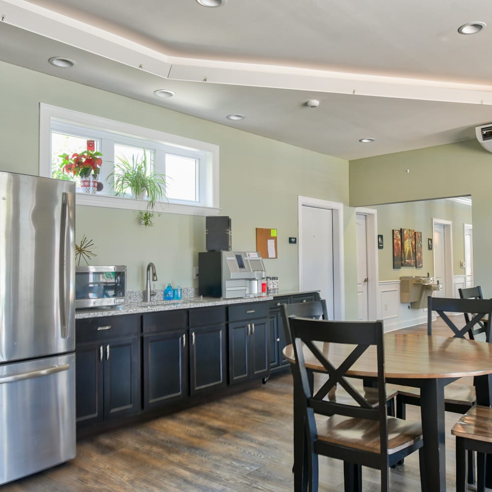 Clubhouse kitchen at Crossroad Towers, Pittsburgh, Pennsylvania