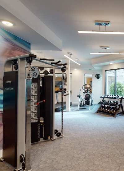 24/7 Fitness Center at SoBA Apartments in Jacksonville, Florida