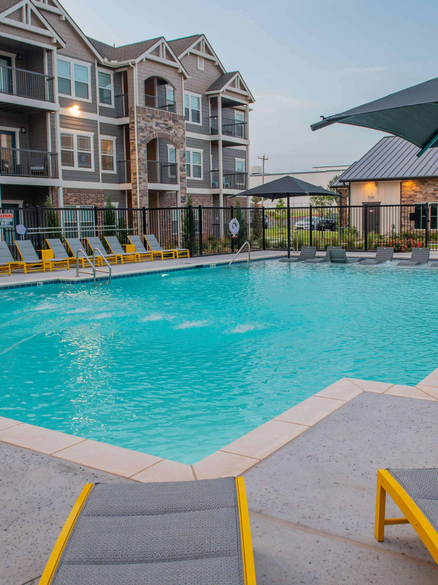 Swimming pool at Ridge at 66 in Yukon, Oklahoma
