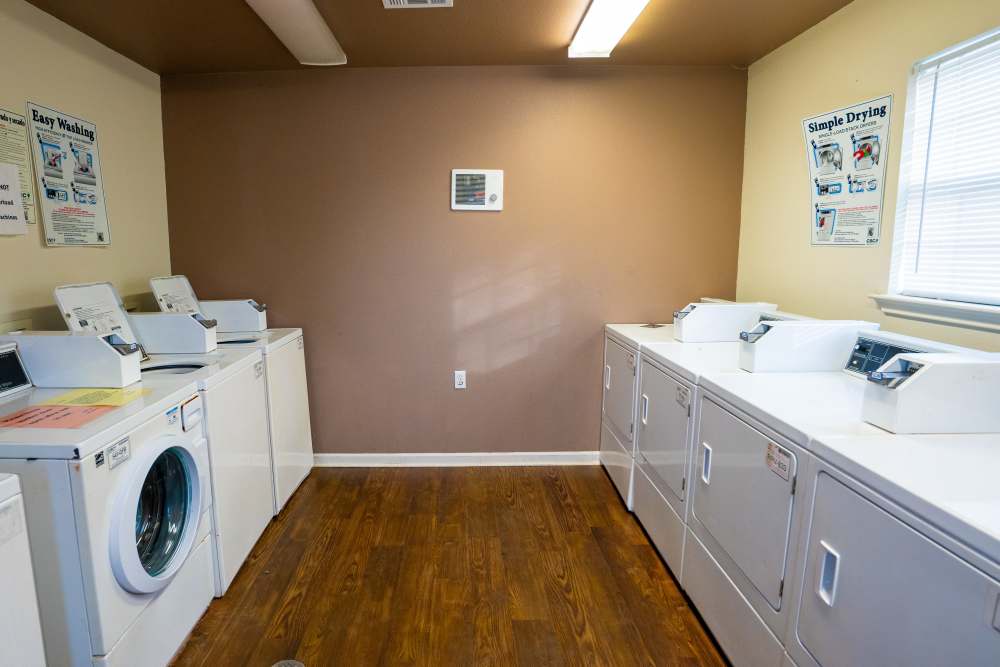 Laundry facility at Hillside in Minden. LA