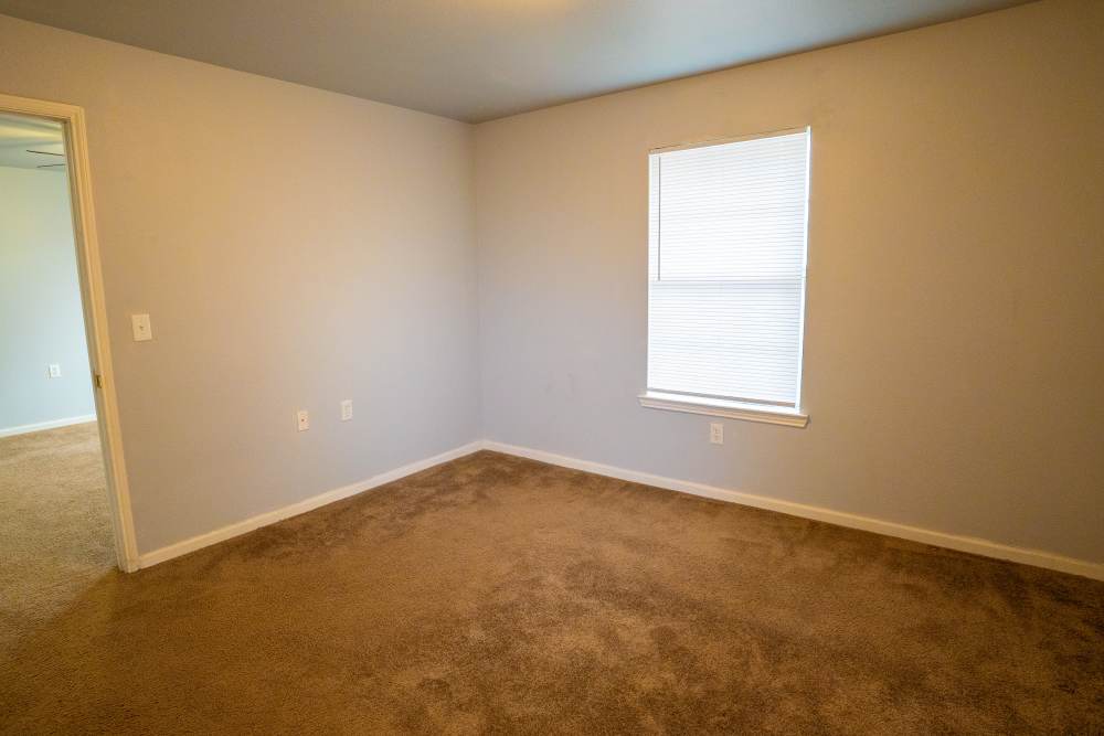 Unfurnished bedroom at Hillside in Minden. LA