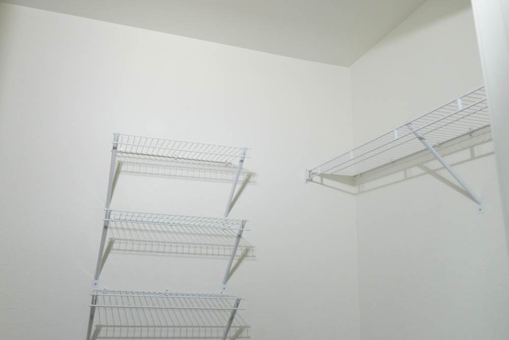 Spacious walk-in closet at Hardin Terrace in Jefferson, Georgia