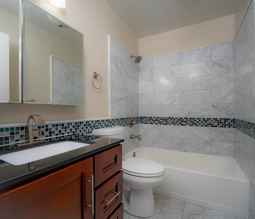 Bathroom at 35 Tam in San Anselmo, California
