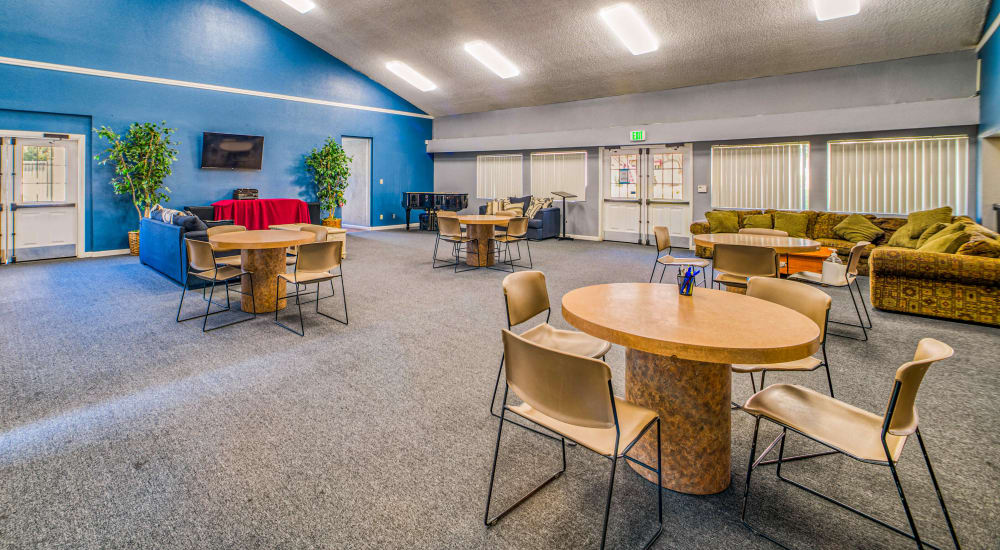 Community room at Kings Villages in Pasadena, California