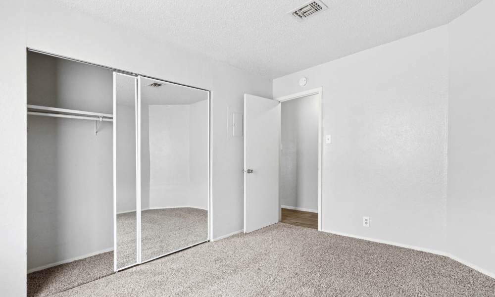 Spacious closets in the bedroom at Arbors of Taylor in Taylor, Texas